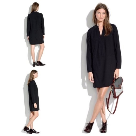 Madewell Black Mini Dress